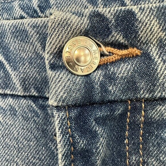 American Eagle 90's Bootcut Jeans Size 10 Short Split Hem Stretch - Picture 3 of 14